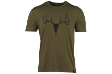 Image of Browning Whitetail Logo SS Perf Camp Shirt - Men's, Medium, Green, 3014786402