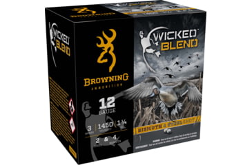 Image of Browning Wicked Blend 12 Gauge 1 1/4 oz 3in #2 Centerfire Shotgun Ammo, 25 Rounds, 2, B193431232