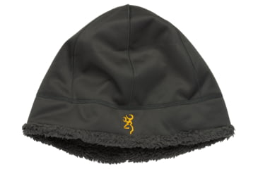 Image of Browning Wicked Wing Highpile Beanie - Mens, Carbon Gray, One Size, 30866889