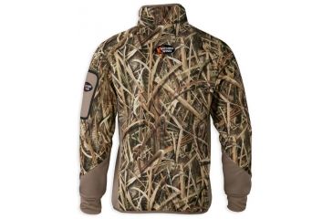 Image of Browning Wicked Wing Smoothbore 1/4 Zip Top,Mossy Oak Shadow Grass Blades,S 3016152501