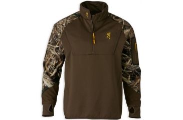 Image of Browning Wicked Wing Timber 1/4 Zip Fleece,Realtree Max5,L 3016277603