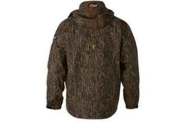 Image of Browning Wicked Wing Timber Rain Jacket,Mossy Oak Bottomland,L 3043311903