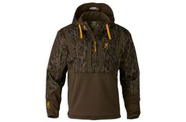 Image of Browning Wicked Wing Timber S/S Hoodie,Mossy Oak Bottomland,M 3016261902