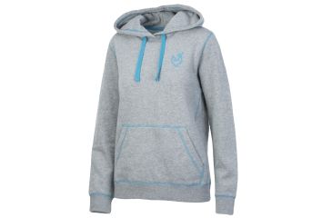Image of Browning Womens Daffodil Sweatshirt, Heather Gray, Small A000003800102