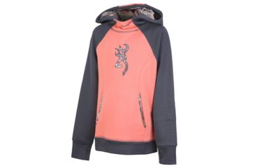 Image of Browning Womens Halen II Pullover, Fusion Coral, Small A000007260102