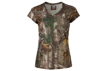 Image of Browning Womens Stamped T-Shirt, Rtx, Large, 3017702403
