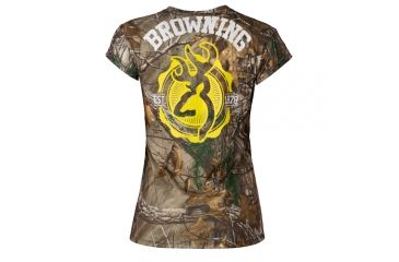 Image of Browning Womens Stamped T-Shirt, Rtx, Medium, 3017702402
