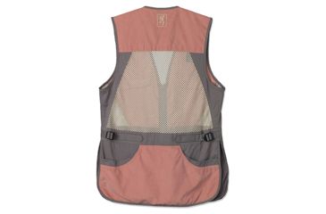 Image of Browning Womens Summit Shooting Vest,Smoke/Hot Pink,Large 3050719403