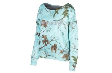 Image of Womens Waverly Sweatshirt, Rt Xtra Seaglass, Gull