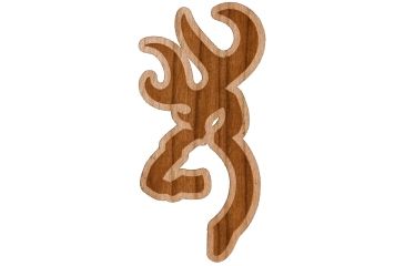 Image of Browning Wood Buckmark Decal, Wood, 3922699658