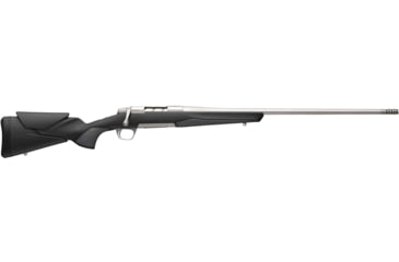 Image of Browning X-Bolt 2 Hunter Bolt Action Rifle, 300 PRC, 26in Sporter Contour Barrel, 1-8, Synthetic Black Stock, Stainless, 036008297-FRRMPG