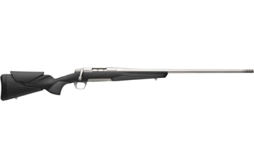 Image of Browning X-Bolt 2 Hunter Bolt Action Rifle, 300 WSM, 23in Sporter Contour Barrel, 1-10, Synthetic Black Stock, Stainless, 036008246-FRRMPG