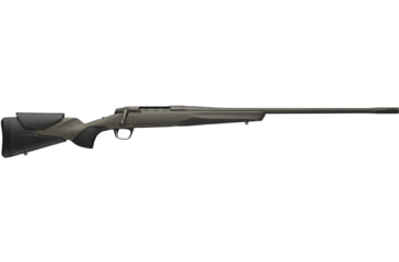 Image of Browning X-Bolt 2 Speed Bolt Action Rifle, 7mm Remington Magnum, 26in Sporter Contour 5/8x24 TPI Barrel, 1-9.5, Synthetic Green Stock, Black, 036065227-FRRMPG