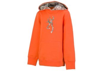 Image of Browning Youth Buckmark Camo Sweatshirt, Salamander, Large A000178580204
