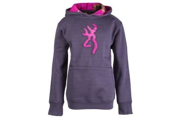 Image of Browning Youth Buckmark Camo Sweatshirt, Nine Iron, S BRI030003.288313.S