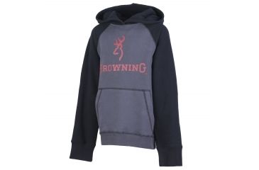 Image of Browning Youth Pinyon Sweatshirt, Nine Iron, Extra Small A000004600101