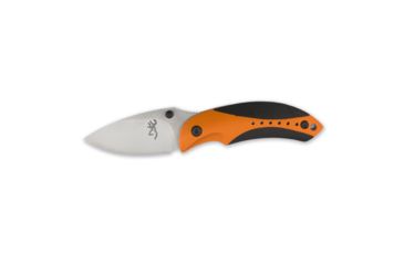 Image of Browning Zipper Pull Keychain Light 1 White LED 13 Lumens, 1 Green LED 6 Lumens,Minnow Folding Pocketknife,Orange/Black 3710062