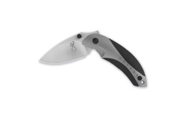 Image of Browning Zipper Pull Keychain Light 1 White LED 13 Lumens, 1 Green LED 6 Lumens,Minnow Folding Pocketknife,Slate/Black 3710060