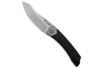 Image of Brs BRS E-Volve Khopesh-C3 Liner Lock Knife Titanium Black G10 4.1" Stonewash, Black, Bohler M390, adult, BHQ-125443