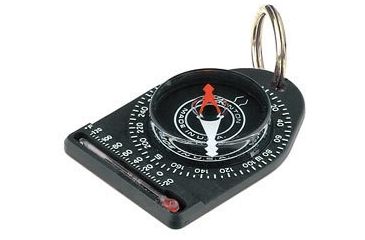 Image of Brunton Tag-A-Long Plus Thermometer Black Compass 9045