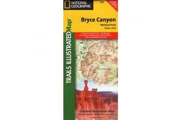 Image of National Geographic Trails Illustrated Maps, Bryce Canyon Nat Park #219, Utah, 219
