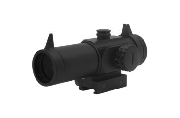Image of BSA Optics 3x Prism Scope w/Fixed Sights, 30mm Tube, Red/Green Illuminated Crosshair Reticle, Black, 3X30PRRG