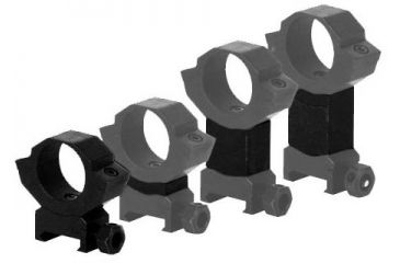 Image of BSA Optics Assault Style Rings Aluminum BSAARA
