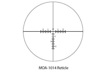 Image of BSA Optics Defiant4 4-16x40mm Rifle Scope, 1in Tube, MOA-1014 Reticle, Matte, Black, T4-16X40
