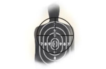 Image of BSA Optics Edge 2-7x28 Duplex Reticle Pistol Scope, Matte Black - PS27X28