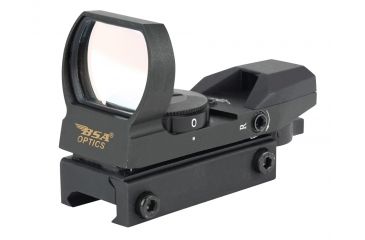 Image of BSA Optics Panoramic Red, Green, Blue Dot, Multiple Reticles, Black PMRGBDCP
