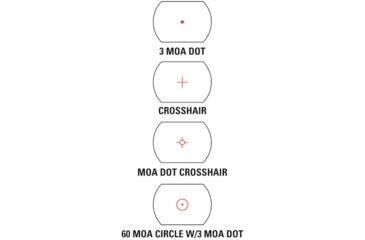 Image of BSA Optics Panoramic Red Dot Reflex Sight, Matte Black w/ Red Reticle PMRS