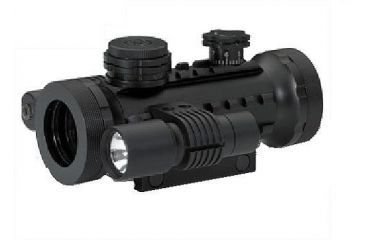 Image of BSA Optics Stealth Series Tactical Red Dot Scope w/Laser and Light STSRGBD30LL