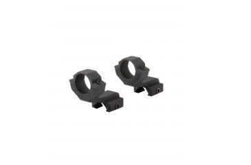 Image of BSA Optics Tactical Weapon 2 Piece 1in Rail Mount, Black TWAR2PM