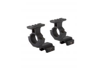 Image of BSA Optics Tactical Weapon 2 Piece 1in Rail Mount w/ Upper Rail Mounts, Black TWAR2PRM