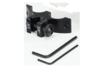 Image of BSA Optics 650nm Tactical Weapon Red Laser Sight w/ 80 Lumen Flashlight, Black TWLLCP