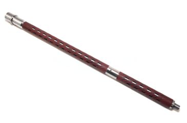 Image of BSF Barrels 20.5 inch AR-15 22 Nosler Rifle Gas Barrel w/1-8 Twist Rate, Fluted, Red/Black, FRR1520N001
