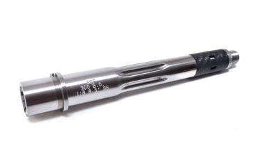 Image of BSF Barrels 8.5 inch AR-15 300 Blackout Pistol Gas Barrel w/1-8 Twist Rate, Fluted, Gray/Black, FP158B007