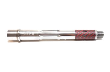 Image of BSF Barrels 8.5 inch AR-15 300 Blackout Pistol Gas Barrel w/1-8 Twist Rate, Fluted, Red/Black, FRP158B007
