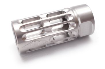 Image of BSF Barrels Gen 2 Compensator, .875 OD, 1/2x28 Thread, 9mm Luger, 2 in Length, 416R Steel, Polished, Stainless, PC8759MM28