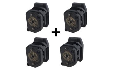 Image of Black Scorpion Outdoor Gear IPSC / USPSA Black Scorpion Storm I Pistol Magazine Pouches , 4 Pouches, Smart Purchase, Black, Standard, CO01-1111-MPBK
