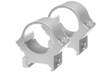 Image of B-Square Sports Utility Weaver Aluminum 1in Rings, Medium, Silver 1008629