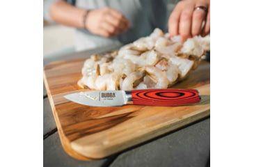 Image of Bubba Blade Chef Series Paring Kitchen Knife, 3.5in, Stainless Steel, G10 Handle, 1114266