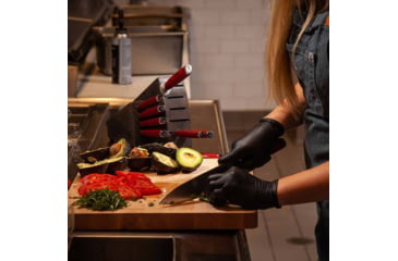 Image of Bubba Blade Complete Kitchen And Steak Knife Set, Stainless Steel, G10 Handles, 1137661