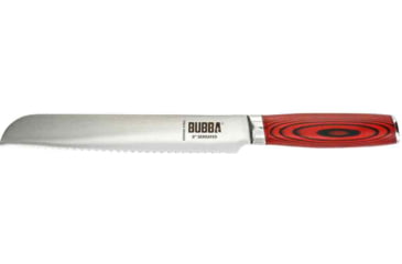 Image of Bubba Blade Complete Kitchen And Steak Knife Set, Stainless Steel, G10 Handles, 1137661