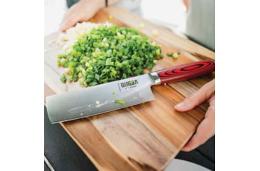 Image of Bubba Blade Nakiri Kitchen Knife, 6.5in, Stainless Steel, G10 Handle, 1151297