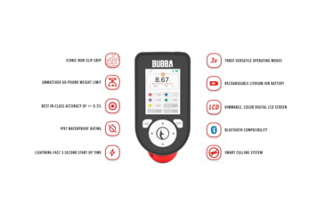 Image of Bubba Blade Pro Series Smart Fish Scale, Red, 1176076