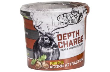 Image of Buck Bomb Depth Charge Hard Cooked Hanging Block Acorn, Red, 200004