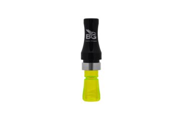Image of Buck Gardner Canada Hammer Goose Call, Polycarbonate, Black Pearl/Fluorescent Green CHP-BP/FG