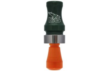 Image of Buck Gardner Double Cross Double Reed, Acrylic, Mallard Green/Orange Pearl DN3-MG/OP