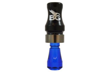 Image of Buck Gardner Double Cross Short Barrel Double Reed, Polycarbonate, Black/Blue Translucent DN3PC-BLK/BLU
